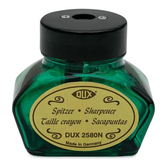 Dux Glass Inkwell Sharpener - Green {1}