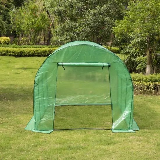 Green Outdoor Portable Garden Plant Walk-In Greenhouse and Garden Hot House Waterproof {5}