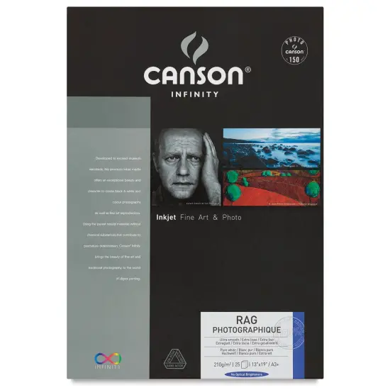 Canson Infinity Rag Photographique - 13" x 19", 210 gsm, Pkg of 25 {2}