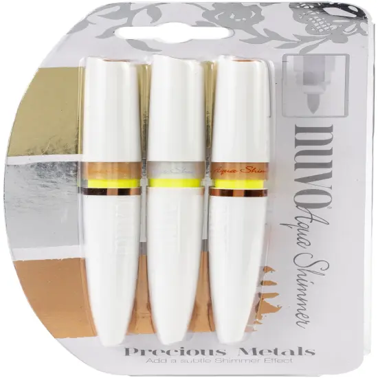 Nuvo Aqua Shimmer Pens 3/Pkg-Precious Metals {1}