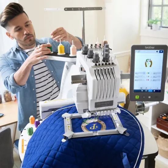 Brother PR680W 6 Needle Embroidery Machine {5}