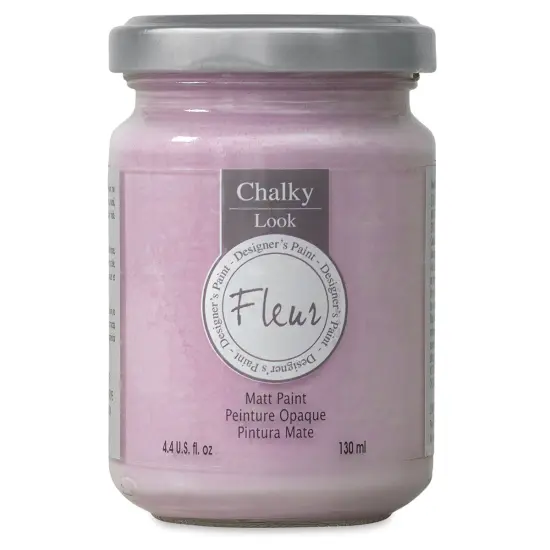 Fleur Chalky Look Paint - Babydoll Silk, 4.4 oz jar {1}