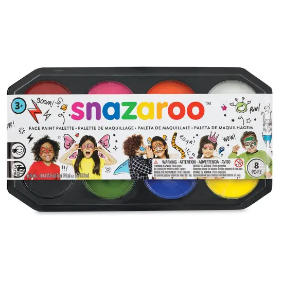 Snazaroo Face Paints - Face Paint Kit, Set of 8 {2}