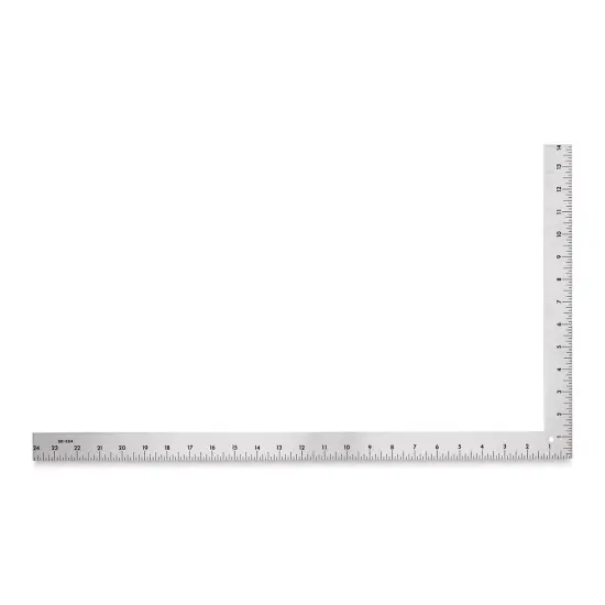 Fairgate Designer L-Square - Aluminum, Metric, 24" x 14" {1}