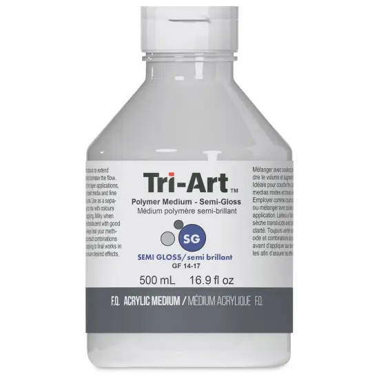 Tri-Art Acrylic Polymer - Semi-Gloss, 500 ml {1}