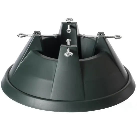 Christmas Tree Stand With Screw Fastener, Plastic Green {7}