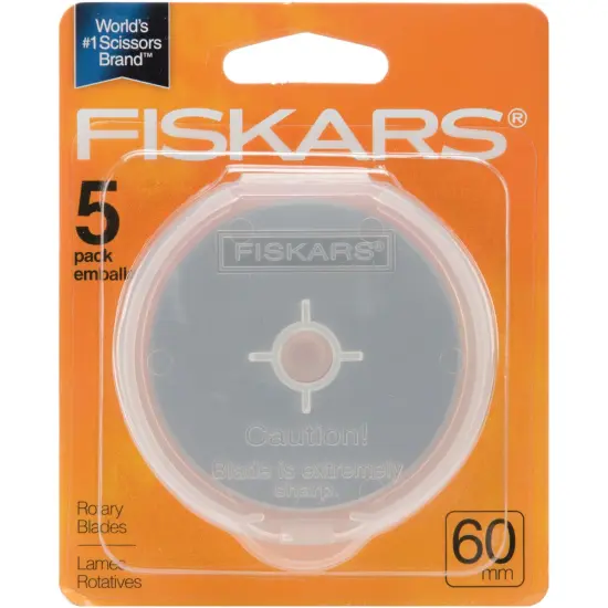 Fiskars Rotary Cutter Blade Refill 60mm 5/Pkg {1}