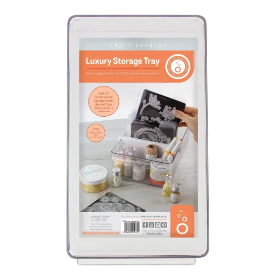 Tonic Studios Large Luxury Craft Storage Tray - Clear {1}