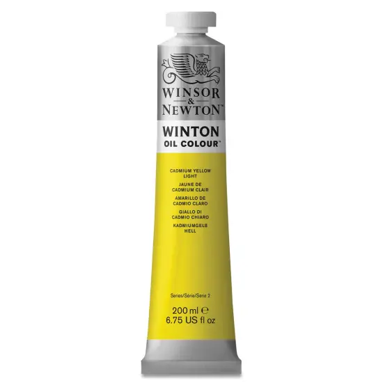 Winsor & Newton Winton Oil Color - Cadmium Yellow Light, 200 ml tube {1}