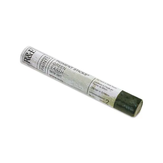 R&F Pigment Stick - Green Earth, 38 ml stick {2}