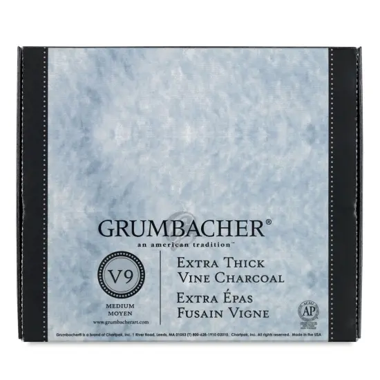 Grumbacher Vine Jumbo Charcoal - Medium, Pack of 25 {1}