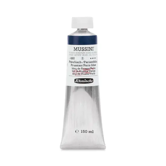 Schmincke Mussini Oil Color - Prussian Paris Blue, 150 ml tube {1}