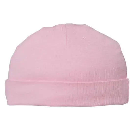 Rabbit Skins&reg; Infant Baby Rib Cap Pink {1}