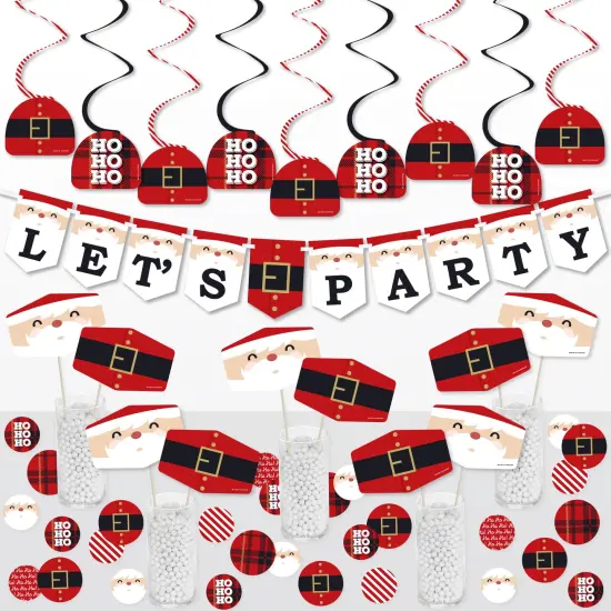 Big Dot of Happiness Jolly Santa Claus - Christmas Party Supplies Decoration Kit - Decor Galore Party Pack - 51 Pieces {1}