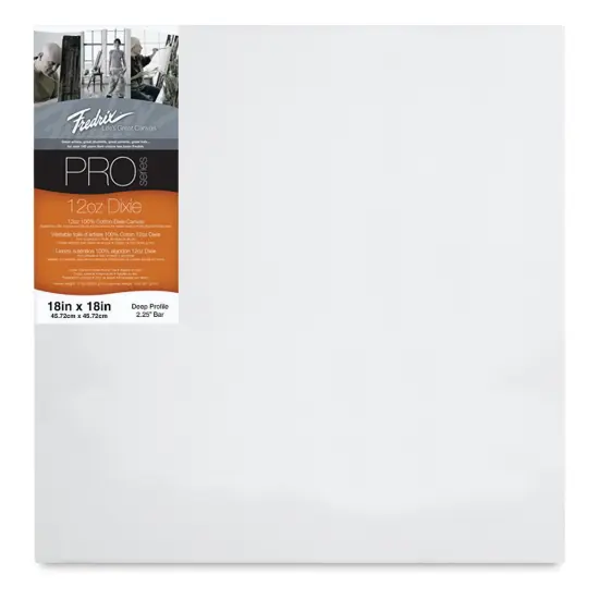 Fredrix Pro Series Dixie Museum Profile Canvas - 18" x 18", 2-1/4" Profile {1}