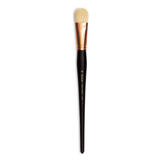 Raphael Paris Classic Brush - Short Filbert, Long Handle, Size 18 {1}