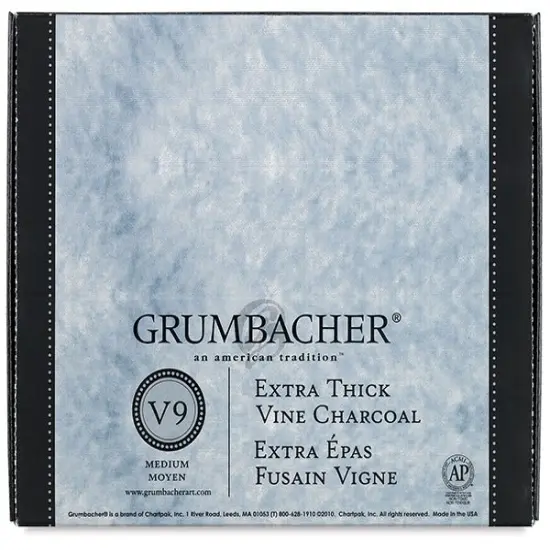 Grumbacher Vine Jumbo Charcoal - Medium, Pack of 25 {2}