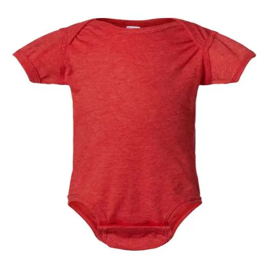 Rabbit Skins&reg; Comfortable Infant Fine Jersey One Piece Vintage Red {2}