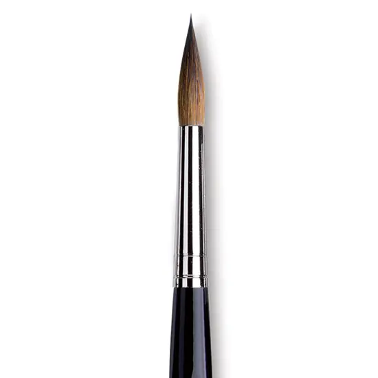 Da Vinci Maestro Kolinsky Brush - Long Tapered Round, Short Handle, Size 10 {1}