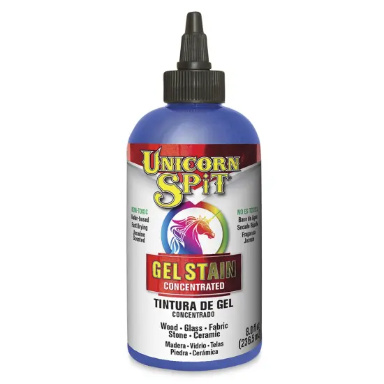 Unicorn Spit Gel Stain and Glaze - Blue Thunder, 8 oz, Bottle {1}