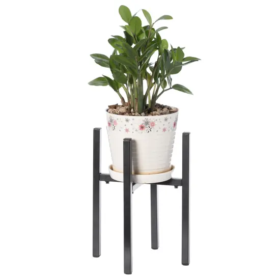Adjustable Metal Plant Holder, Flower Pot Stand Expands from 9.5- 14.5 Inches {1}