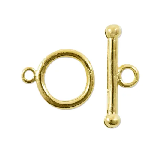 Toggle Clasp 17x14mm Gold Plated (Set) {1}