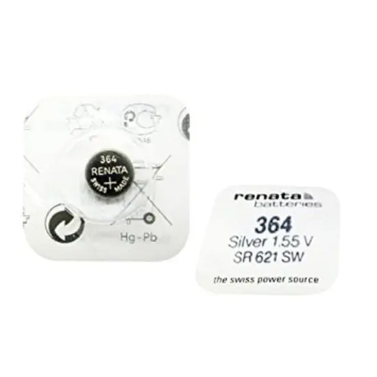 10 Renata Watch Batteries: 364 (Sr621Sw) {2}