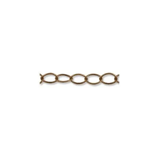 JewelrySupply Chain - 5mm Antique Copper Plated (Foot) {1}