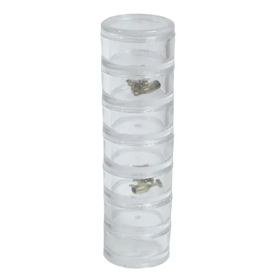 7pc Stackable Storage Jars - Jars Screw Together {1}