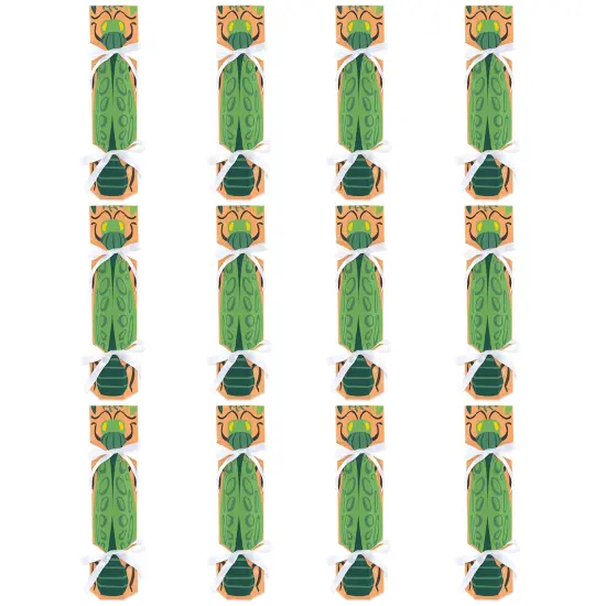 Big Dot of Happiness Buggin' Out - No Snap Bugs Birthday Party Table Favors - DIY Cracker Boxes - Set of 12 {6}