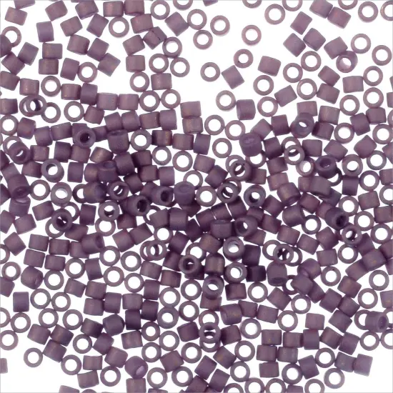 Miyuki Delica Seed Bead 11/0 Matte Dark Violet Opaque {3}