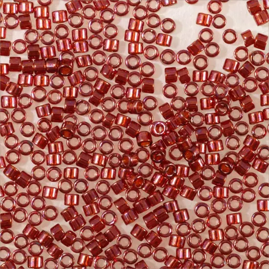 Miyuki Delica Seed Bead 11/0 Gold Luster Red {3}