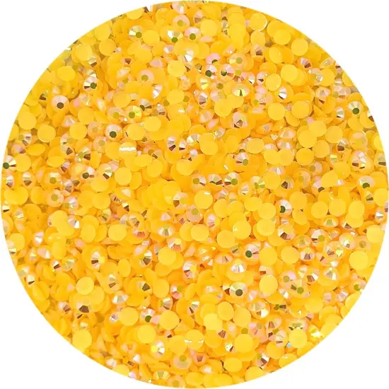 Resin Rhinestones - Pastel Orange Jelly - Lauren Quigley's Rock Candy by Glitter Heart Co.&trade; {1}