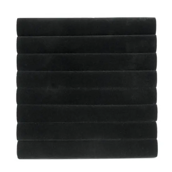 Black Foam Multi-Slot Ring Pad Insert Half Size {1}