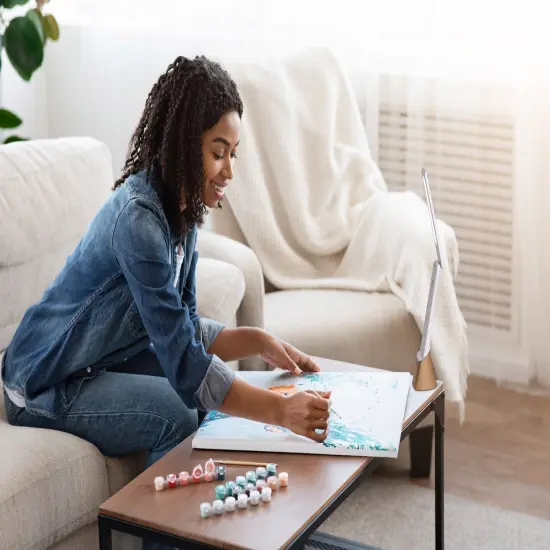 Daylight Smart Go Rechargeable Travel Lamp-White & Rose Gold {4}