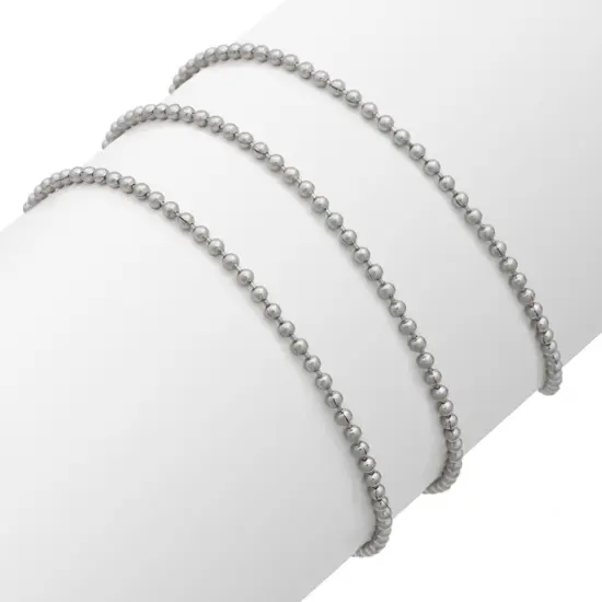 Surgical Stainless Steel Ball Chain (Priced per Foot) {4}