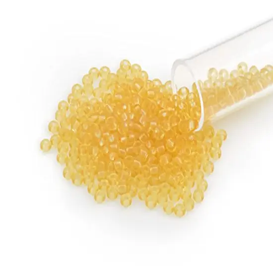 Miyuki Round Rocaille Seed Bead 11/0 Transparent Gold {4}