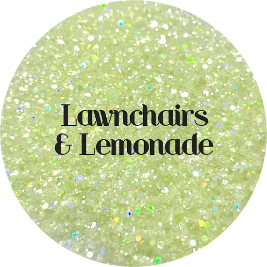 Polyester Glitter - Lawnchairs & Lemonade by Glitter Heart Co.&trade; {1}
