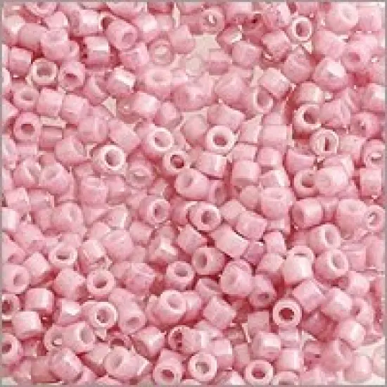 Miyuki Delica Seed Bead 11/0 Pearl Light Lilac White Glazed Luster Opaque {2}