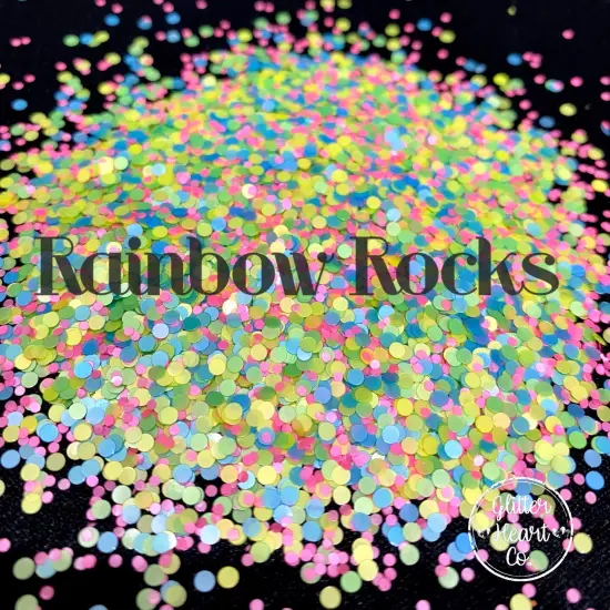 Polyester Glitter - Rainbow Rocks by Glitter Heart Co.&trade; {3}