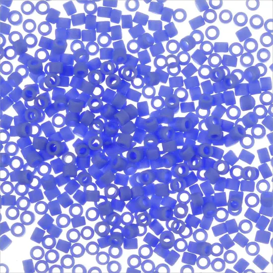 Miyuki Delica Seed Bead 11/0 Matte Cornflower Blue Opaque {3}