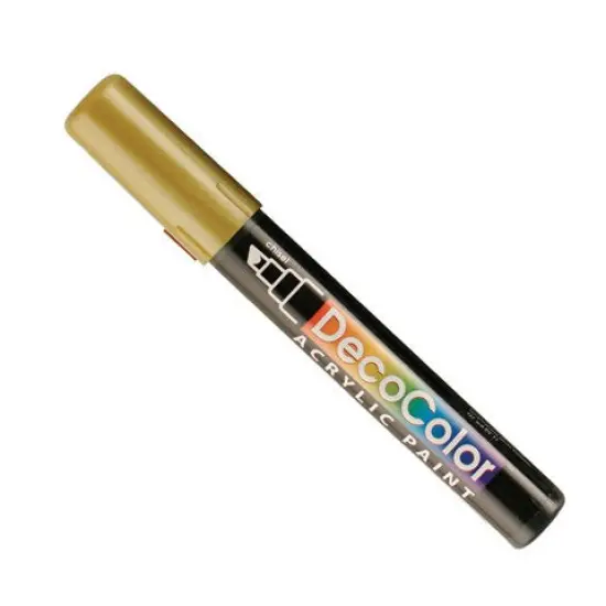 DecoColor Metallic Gold Acrylic Paint Marker {1}