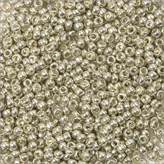 Czech Seed Beads - 11/0 Silver (10 Grams) {2}
