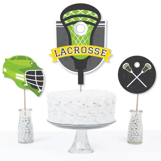 Big Dot of Happiness Lax to the Max Lacrosse Party Centerpiece Sticks Table Toppers Set of 15 {6}