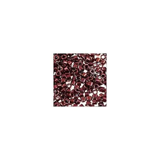 Miyuki Delica Seed Bead 11/0 Metallic Raspberry {4}