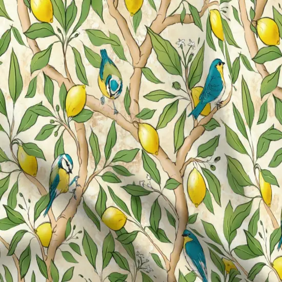 Various Fabrics by the Yard or Fat Quarter Nature Leaves Branches Tree Custom Printed Fabric by Spoonflower {5}