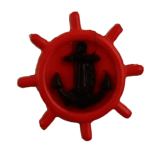 Buttons Galore and More Bulk Buttons - Nautical Wheel - 100 Buttons {1}