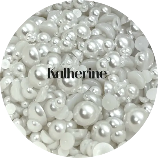 Flatback Resin Pearl Mix - Katherine by Glitter Heart Co.™ {1}