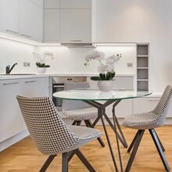 Stylish Set of 4 - 16.5" Phalaenopsis Orchid Floral Arrangements - Perfect for Elegant Home Decor, Floral Home by Artificial Flowers {2}