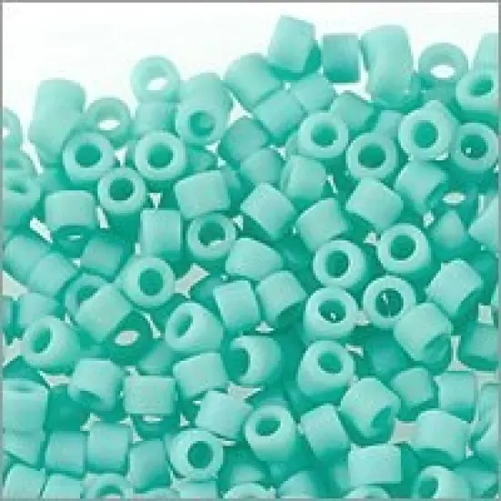 Miyuki Delica Seed Bead 11/0 Matte Opaque Turquoise {3}